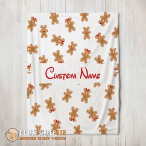 Awesome Perfect Mickey Mouse Gingerbread Delight Blanket Fleece Customized Blanket