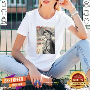 Alternative view of Cute Nurse Strong People Stand Up For Themselves But Stronger People Stand Up For Others Shirt