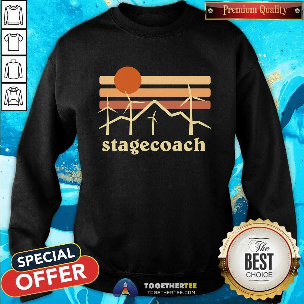 Stagecoach Windmills 2024 Lineup Sunset T-shirt - Image 4