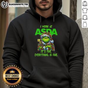 Alternative view of Awesome Grinch Christmas Tree X Asda I Work At It's Fine Everything Is Fine T-Shirt
