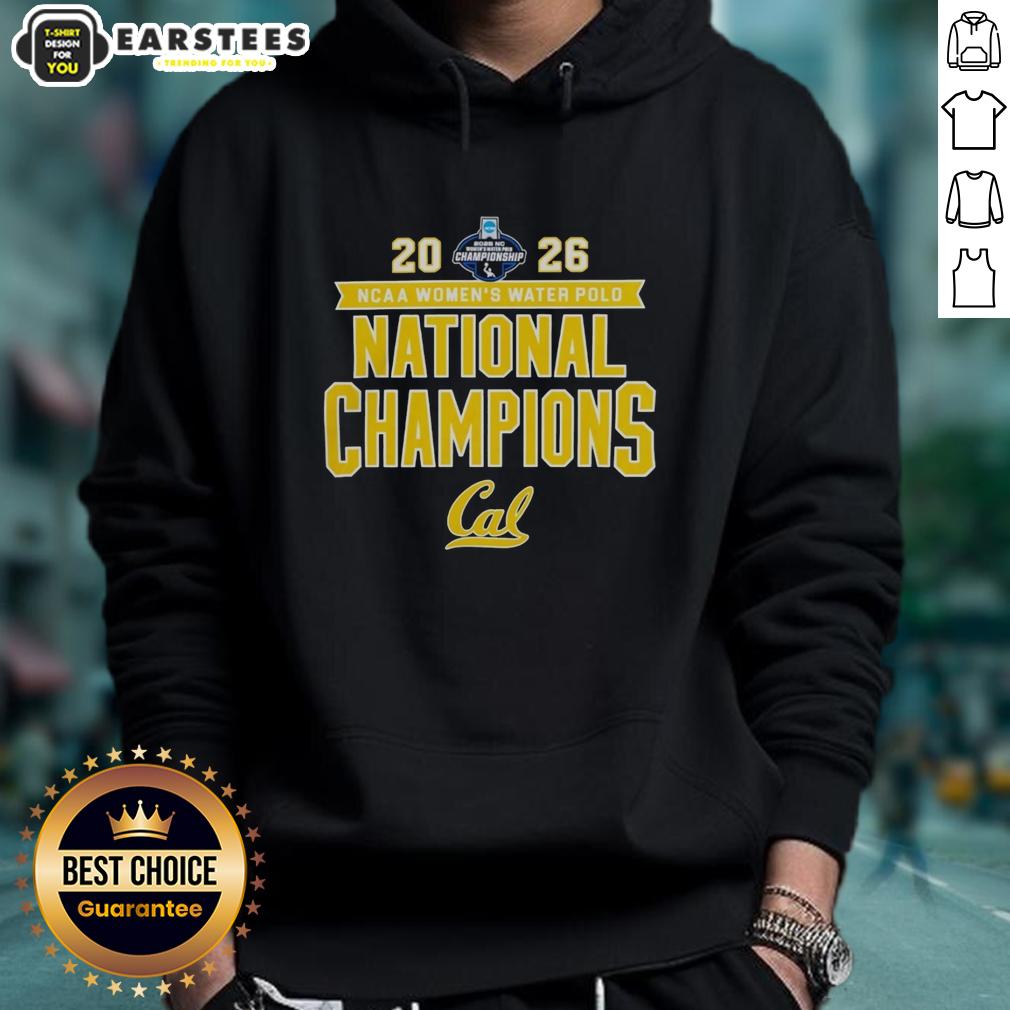 Awesome 2026 NCAA Women's Water Polo National Champs Cal Golden Bears Victory T-Shirt - Image 2