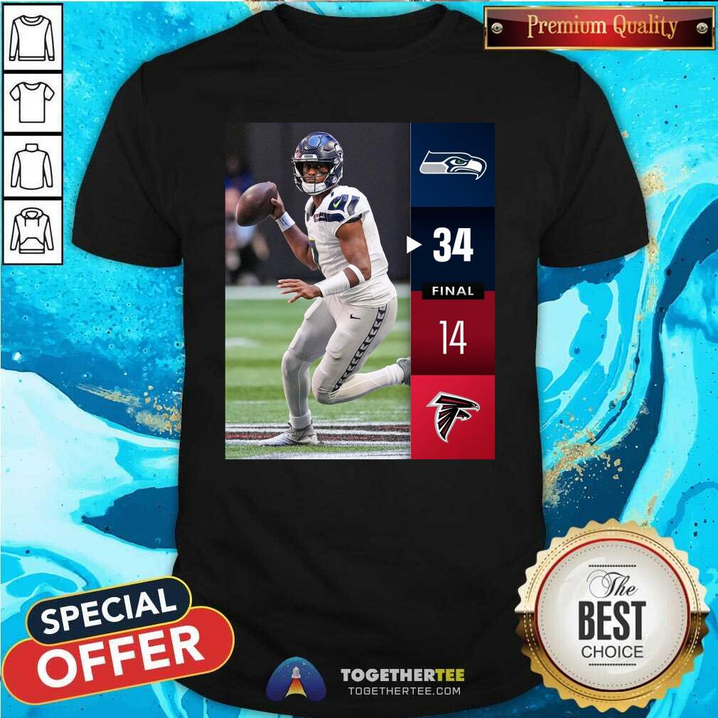 Awesome Seattle Seahawks Win 34-14 Atlanta Falcons Final Week 7 T-Shirt