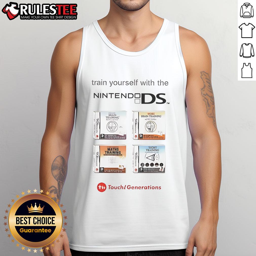 Good Train Yourself With The Nintendo Ds T-Shirt - Image 4