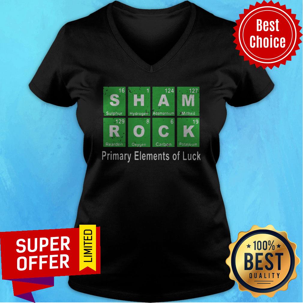 Sham Rock Primary Elements Of Luck Chemical Periodic Table Shirt - Image 3