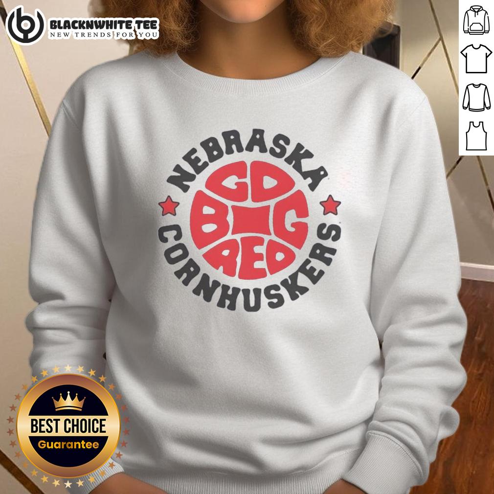 Good Nebraska Huskers Big Red Basketball 1970s Logo T-Shirt - Image 5