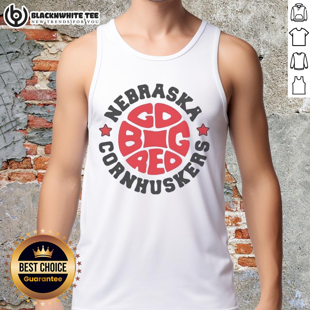 Good Nebraska Huskers Big Red Basketball 1970s Logo T-Shirt - Image 4