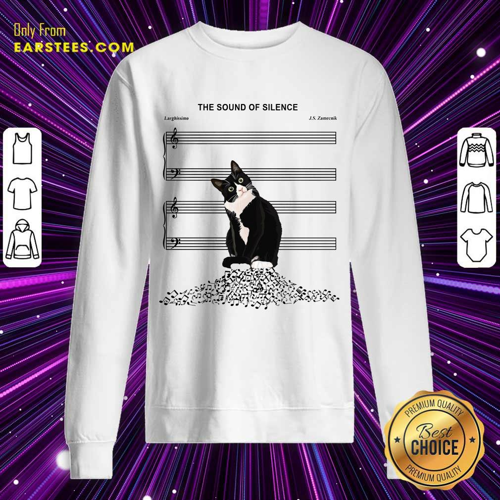 Hot Cats And Music The Sound Of Silence Shirt - Image 3