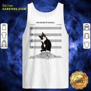 Alternative view of Hot Cats And Music The Sound Of Silence Shirt