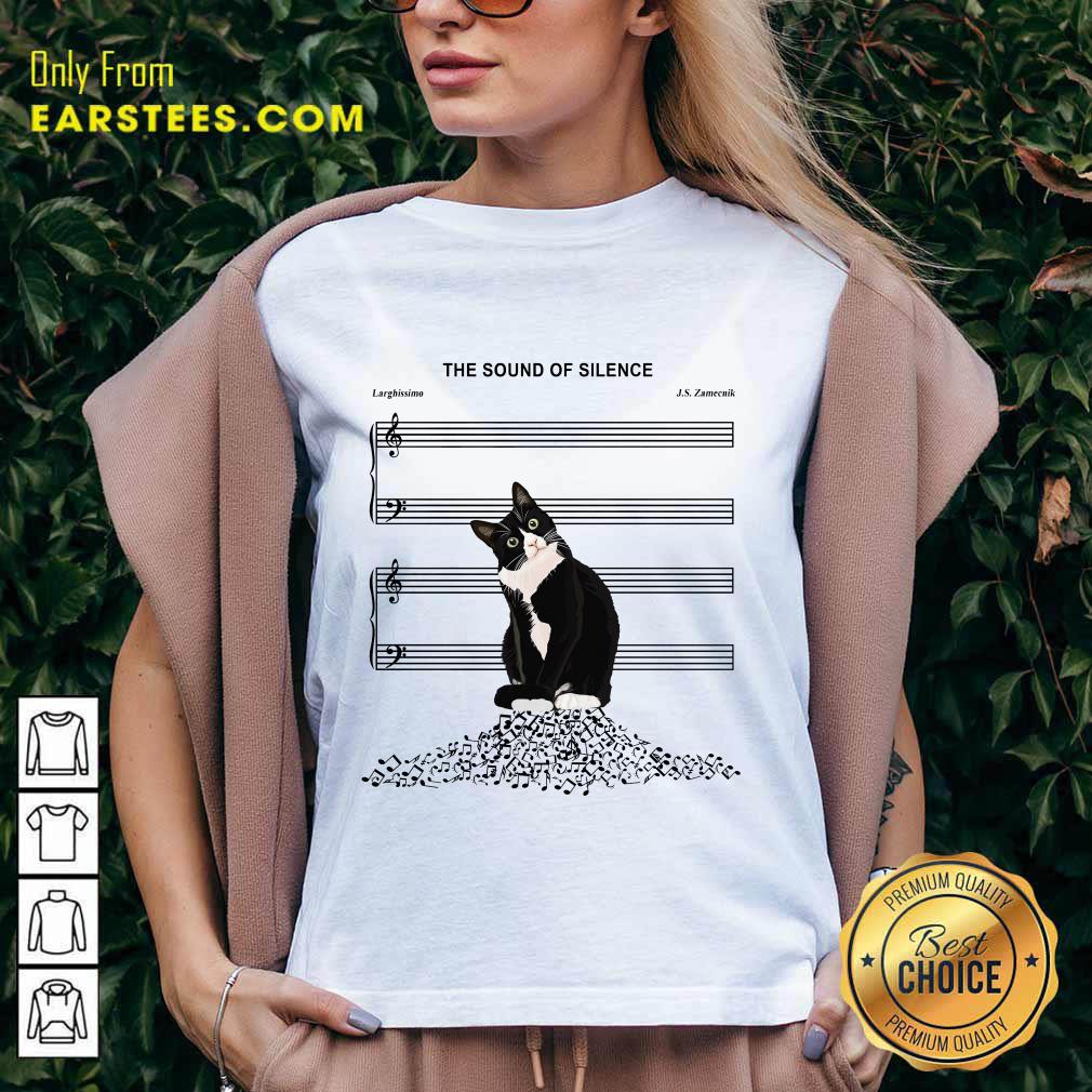Hot Cats And Music The Sound Of Silence Shirt - Image 5
