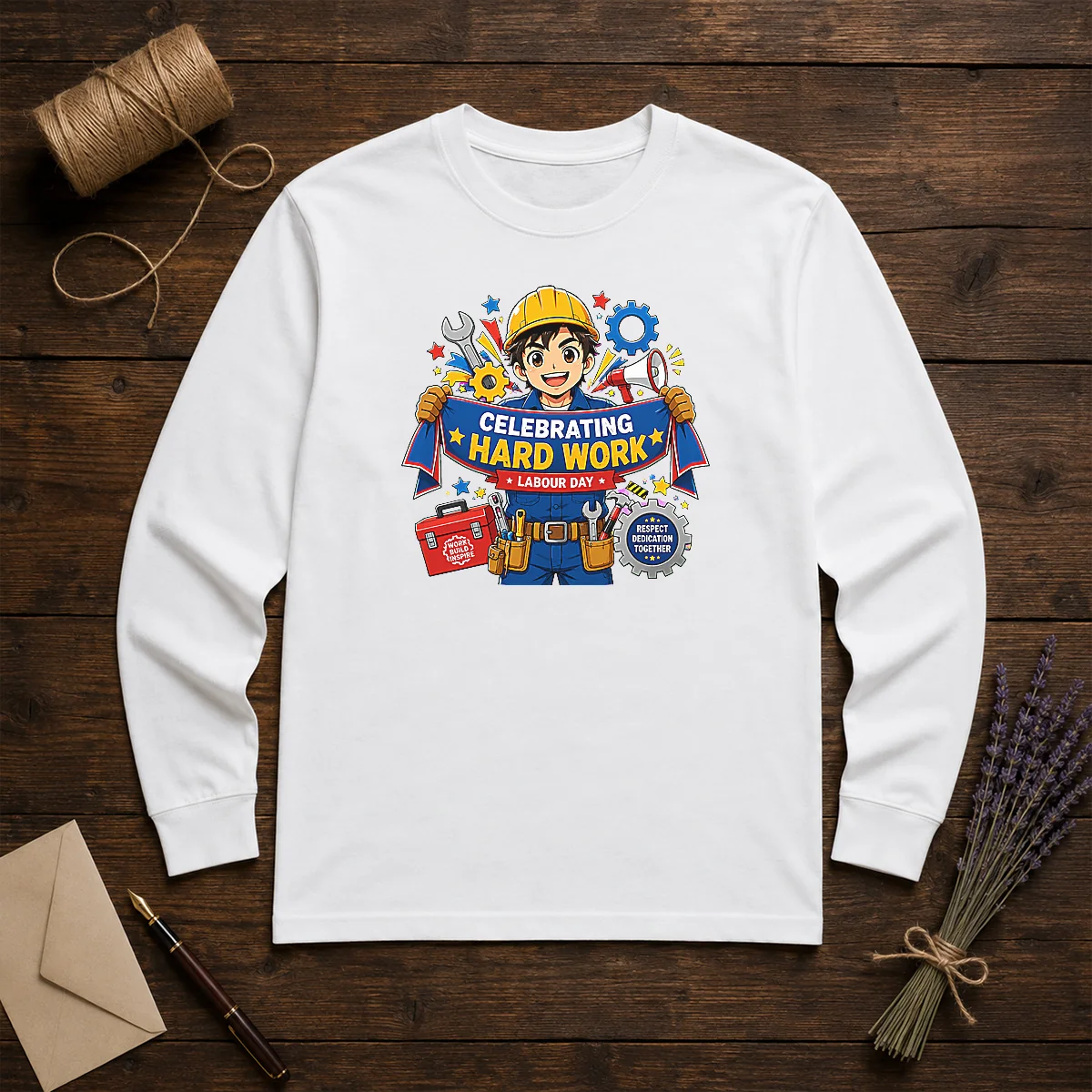 Hot Labour Day Celebration Anime For Proud Workers Shirt - Image 5