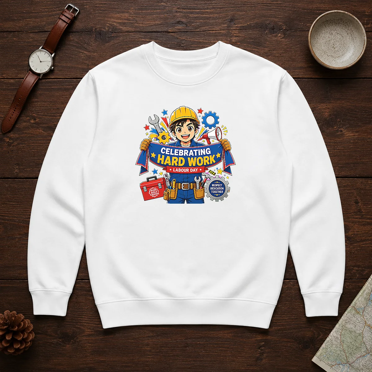 Hot Labour Day Celebration Anime For Proud Workers Shirt - Image 7