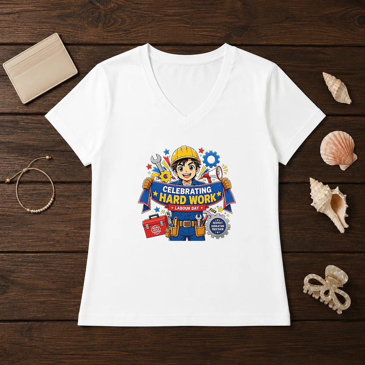 Hot Labour Day Celebration Anime For Proud Workers Shirt - Image 2