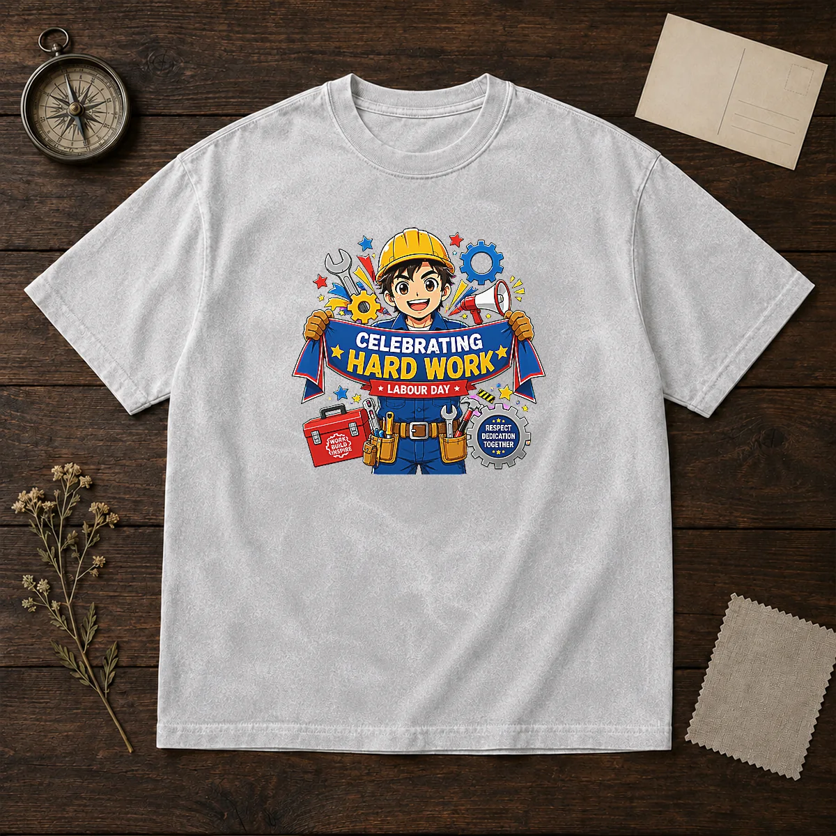 Hot Labour Day Celebration Anime For Proud Workers Shirt - Image 8