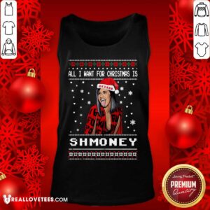 Alternative view of Lovely All I Want For Christmas Is Shmoney Ugly Merry Christmas Shirt