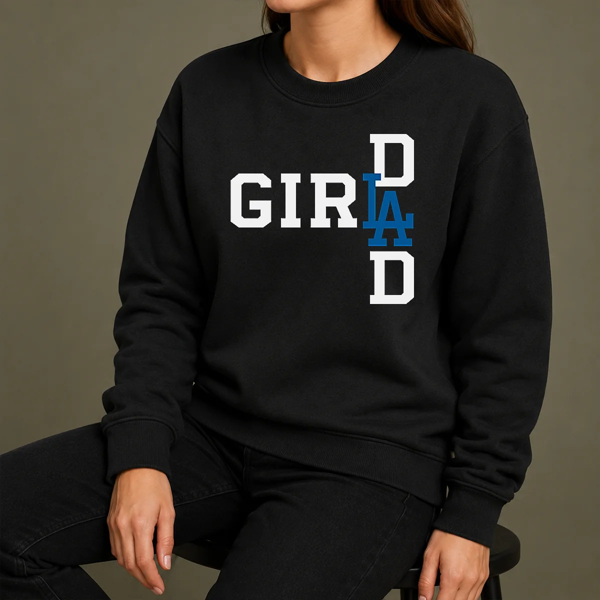 Nice Los Angeles Dodgers LA Girl Dad Shirt - Image 7