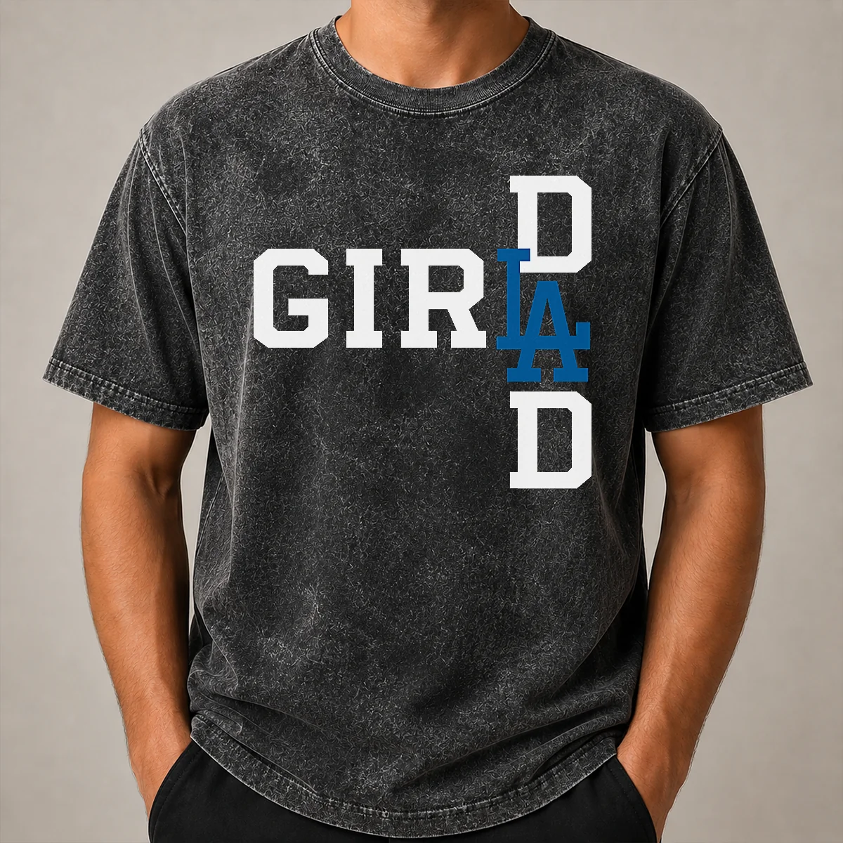 Nice Los Angeles Dodgers LA Girl Dad Shirt - Image 8