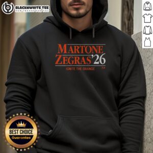 Alternative view of Hot Martone-Zegras '26 Ignite The Orange T-Shirt