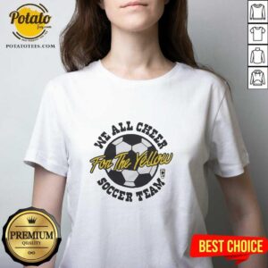 Alternative view of Columbus Crew We All Cheer Soccer Team For The Yellow T-shirt