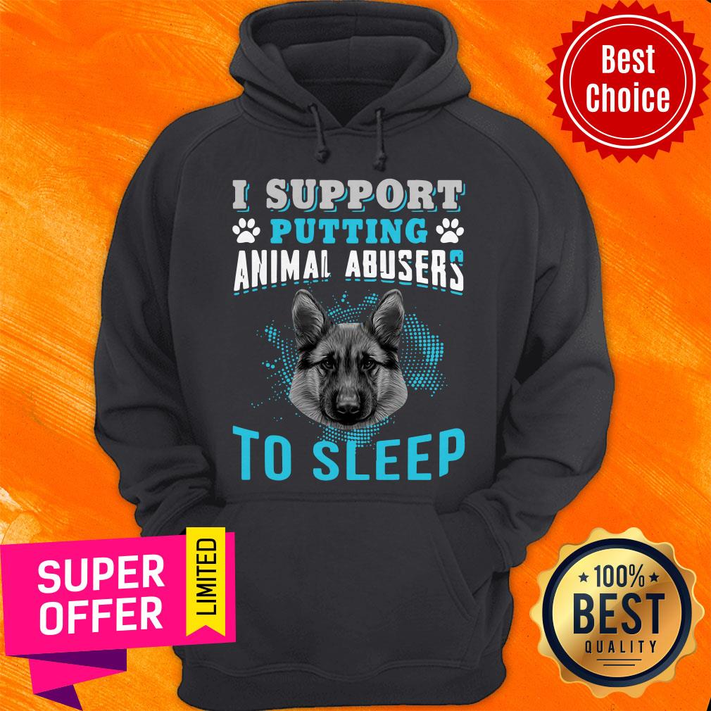 Premium I Support Putting Animal Abusers To Sleep Dog Shirt - Image 3