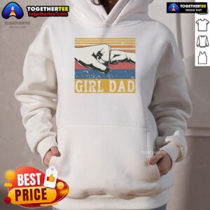 Alternative view of Nice Girl Dad Father Of Fathers Day Vintage T-Shirt