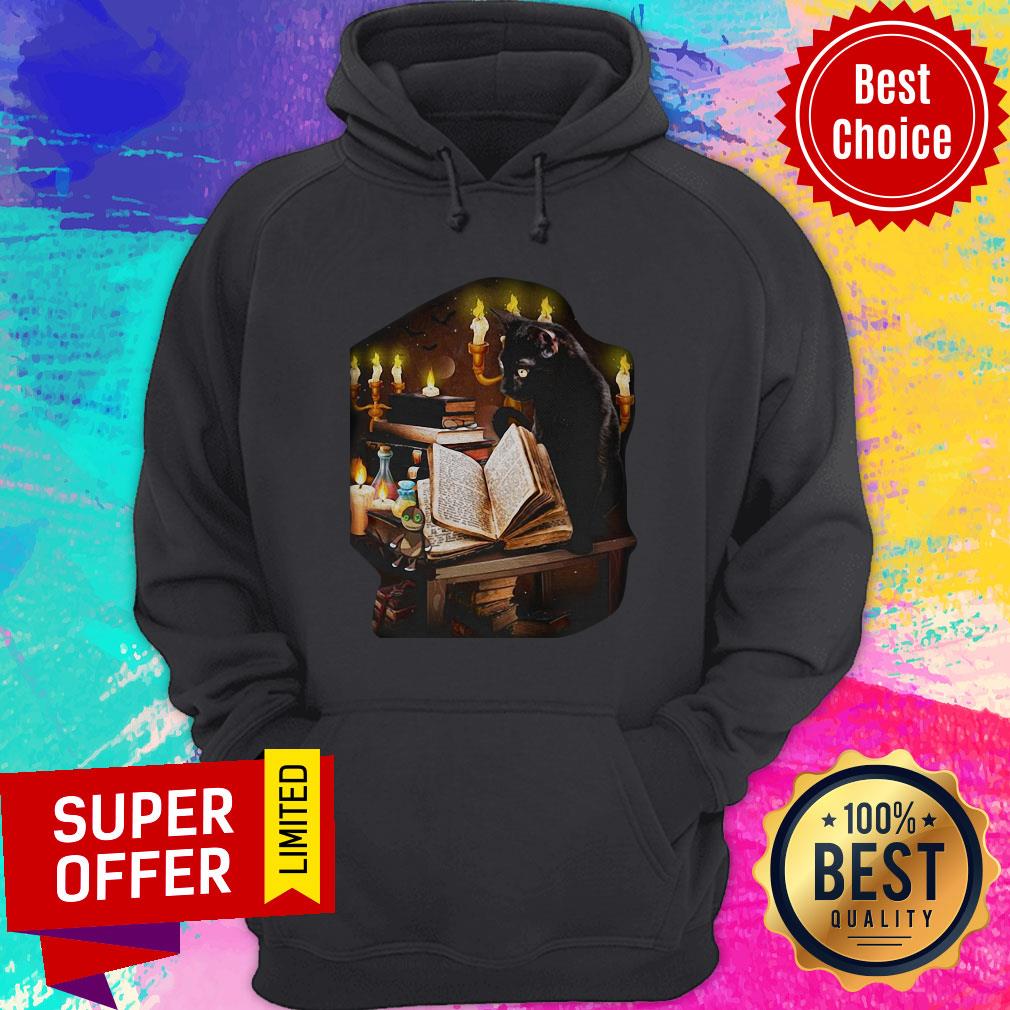 Official Bkacj Cat Read Book Shirt - Image 5