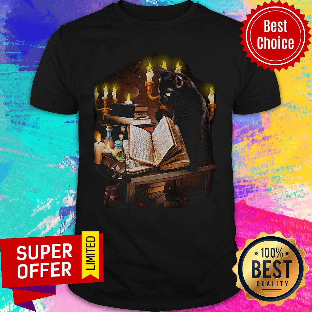 Official Bkacj Cat Read Book Shirt