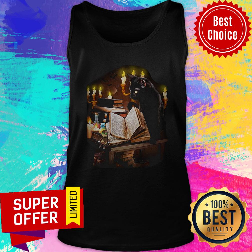 Official Bkacj Cat Read Book Shirt - Image 3