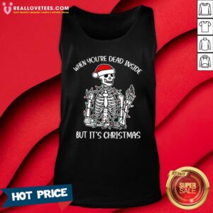 Alternative view of Sweet When You're Dead Inside But It's Christmas Shirt