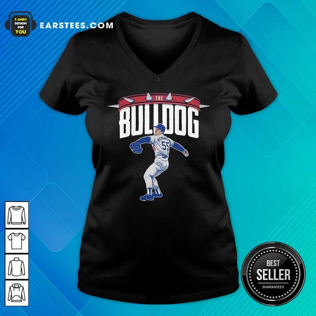 Top Orel Hershiser The Bulldog Great 55 Shirt - Image 5