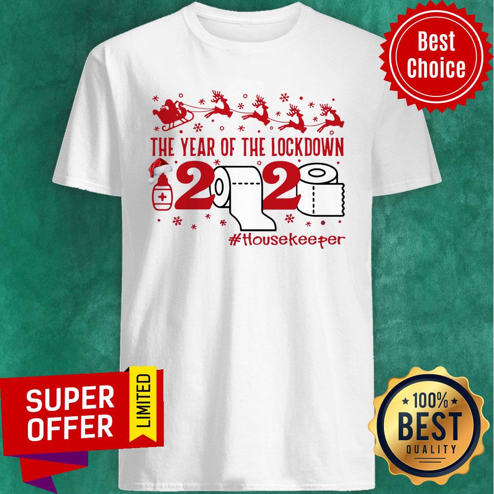 Top The Year Of The Lockdown 2020 #Housekeeper Christmas Shirt
