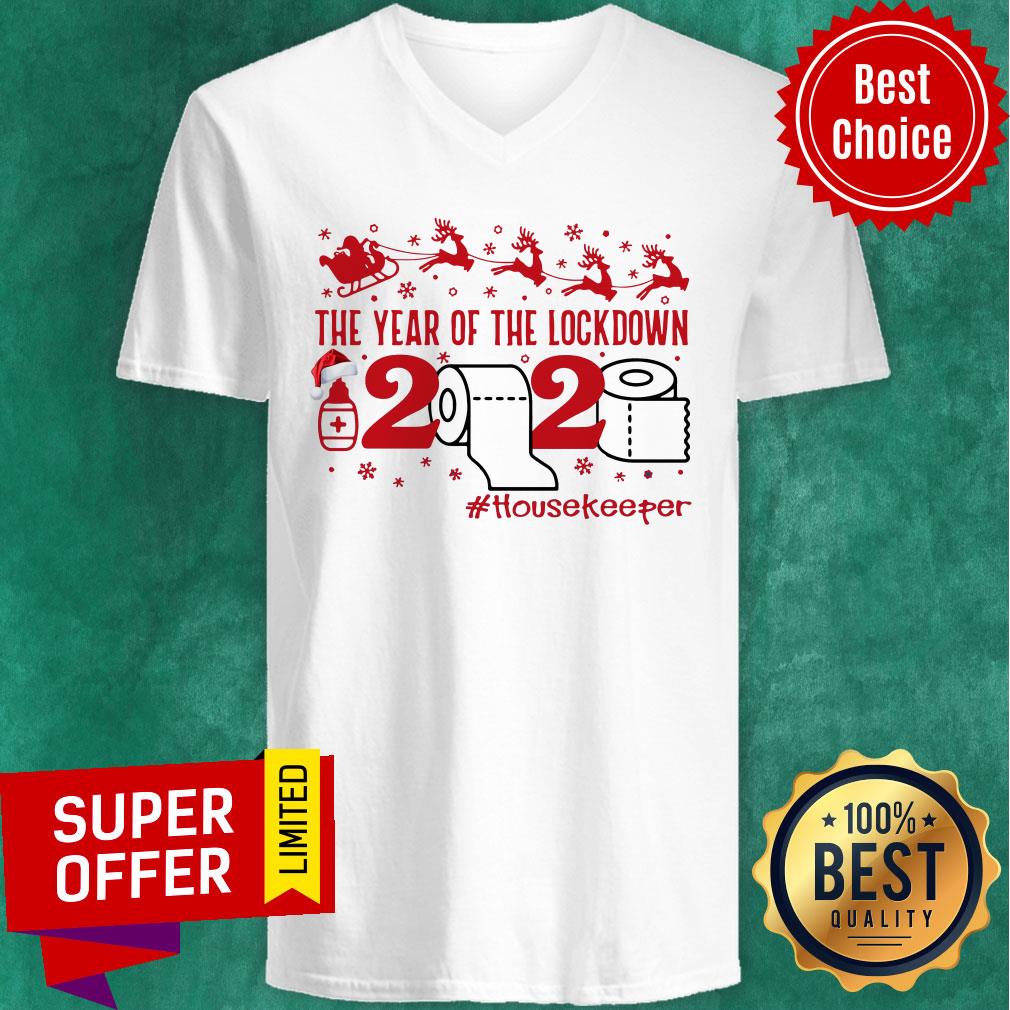 Top The Year Of The Lockdown 2020 #Housekeeper Christmas Shirt - Image 2