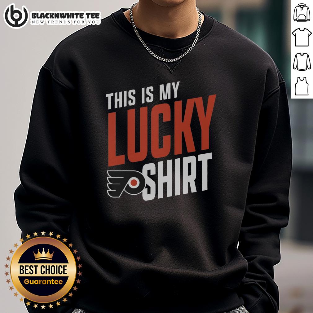 Nice Philadelphia Flyers This Is My Lucky T-Shirt - Image 5