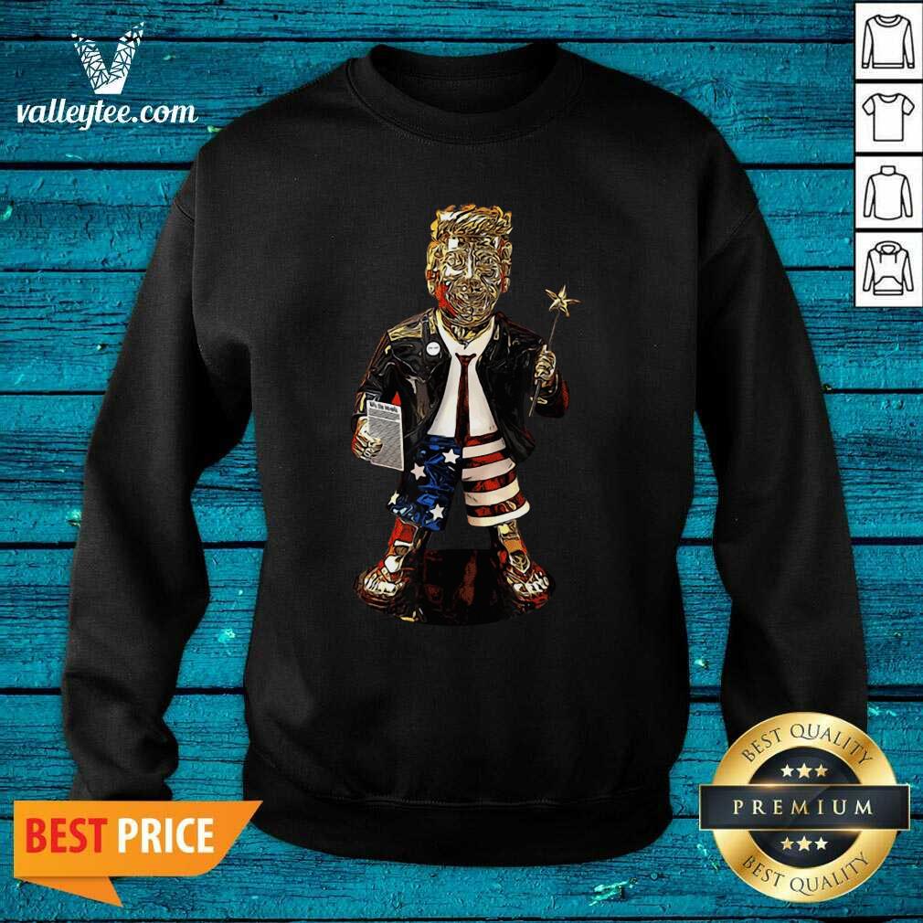 Fantastic Golden Trump Statue Shirt - Image 5