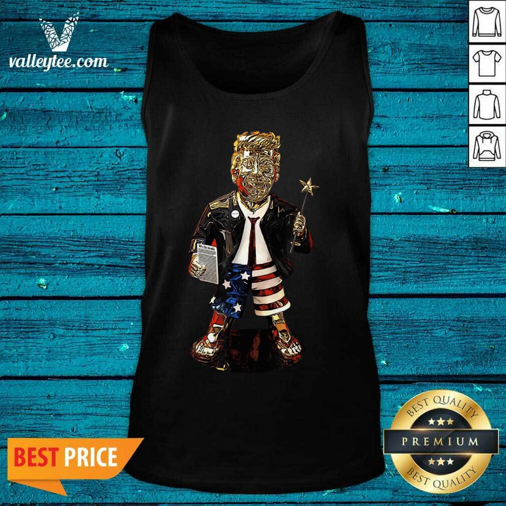 Fantastic Golden Trump Statue Shirt - Image 4