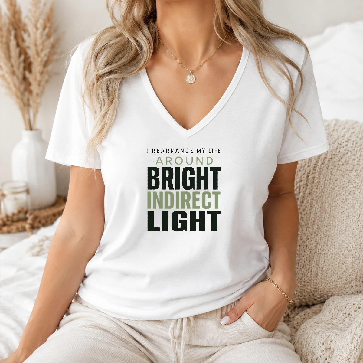 Funny I Rearrange My Life Around Bright Indirect Light Shirt - Image 2