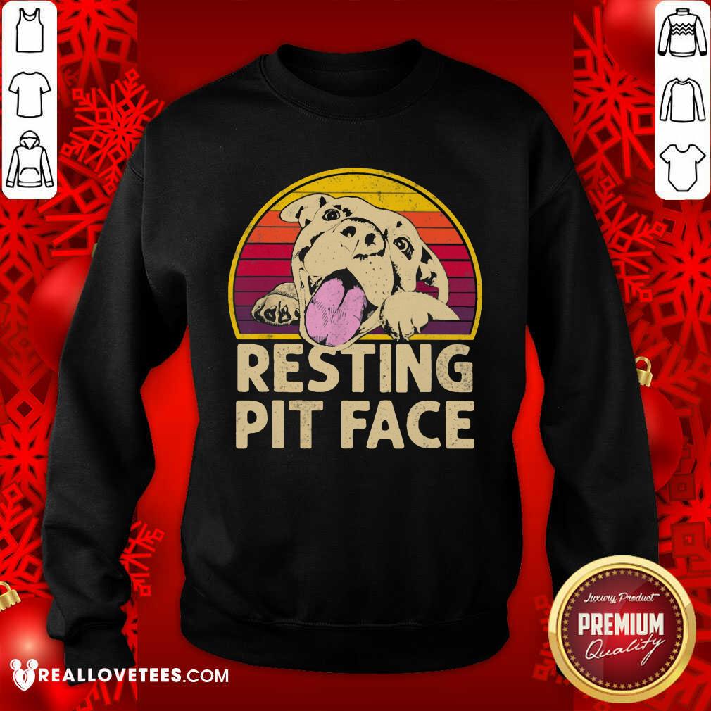 Pitbull Resting Pit Face Shirt - Image 5