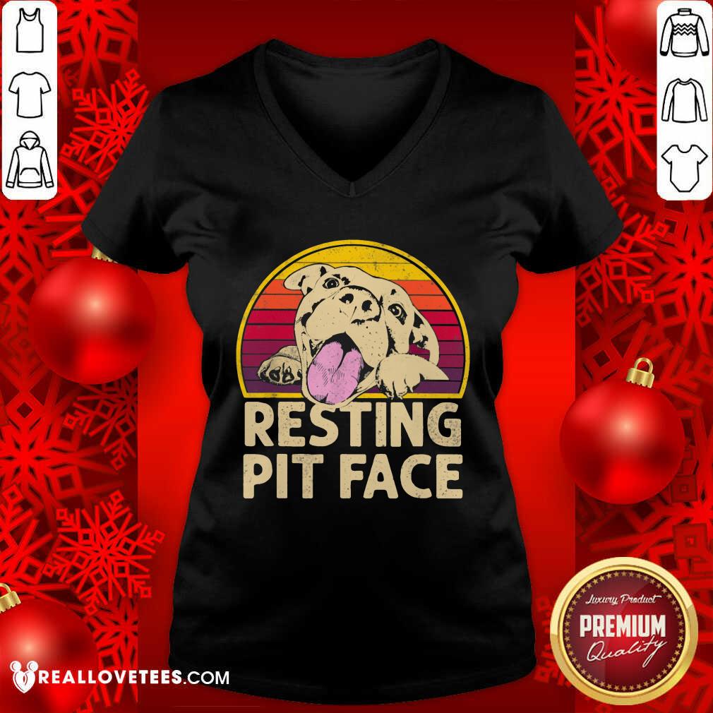 Pitbull Resting Pit Face Shirt - Image 3