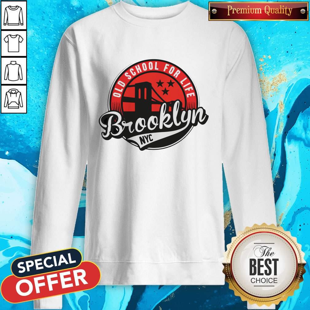 Old School For Life Brooklyn NYC Shirt - Image 4