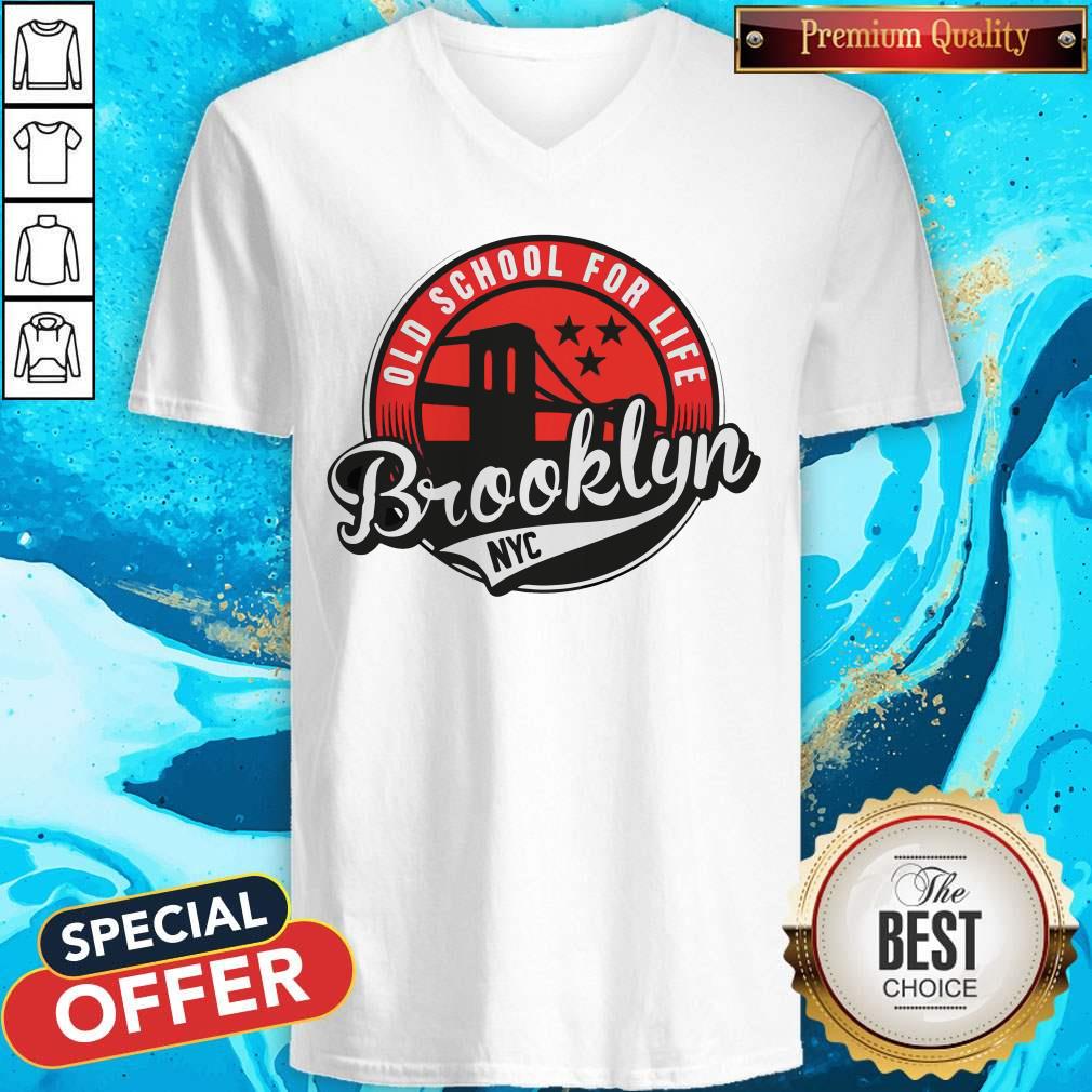 Old School For Life Brooklyn NYC Shirt - Image 3