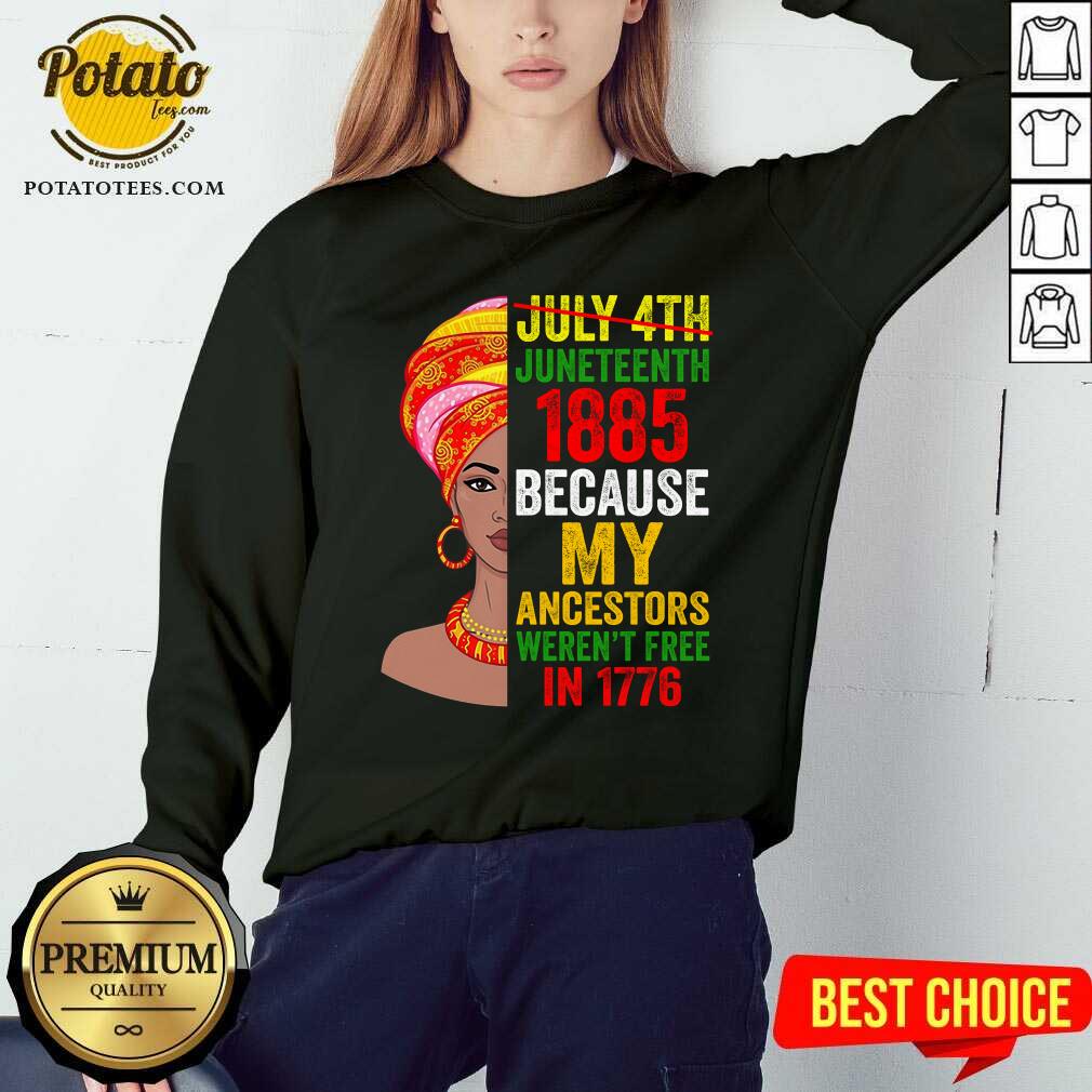 Juneteenth Queen Melanin African American Women Shirt - Image 4