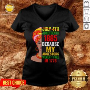Alternative view of Juneteenth Queen Melanin African American Women Shirt
