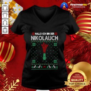Alternative view of Nice Merry Christmas Hallo Ich Bin Der Nikolauch Shirt