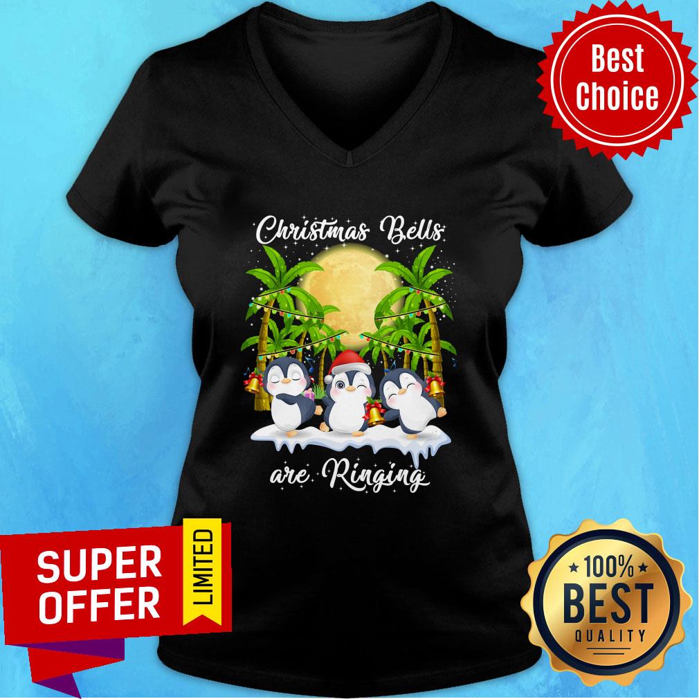 Penguin Christmas Bells Are Ringing Shirt - Image 2
