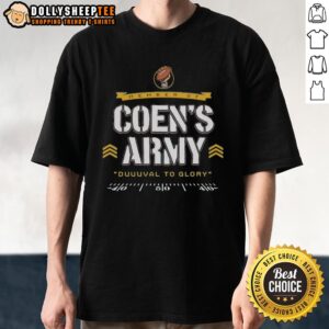 Official Jacksonville Jaguars For Josh Allen Memories Of Coen's Army Duuuval To Glory T-Shirt