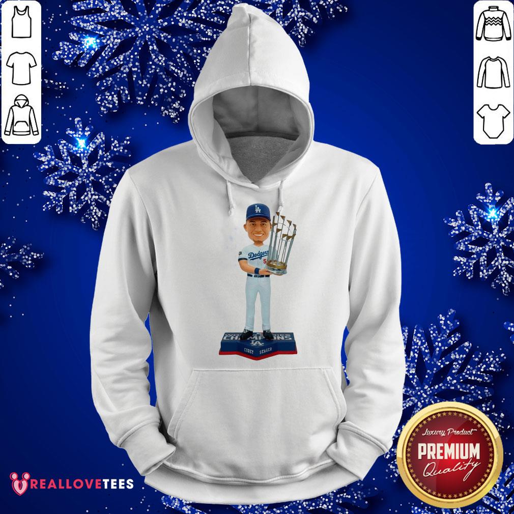 So Corey Seager Los Angeles Dodgers 2020 World Series Champions Official Shirt - Image 4