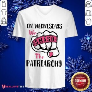 Alternative view of Super On Wednesday We Smash The Patriarchy Shirt