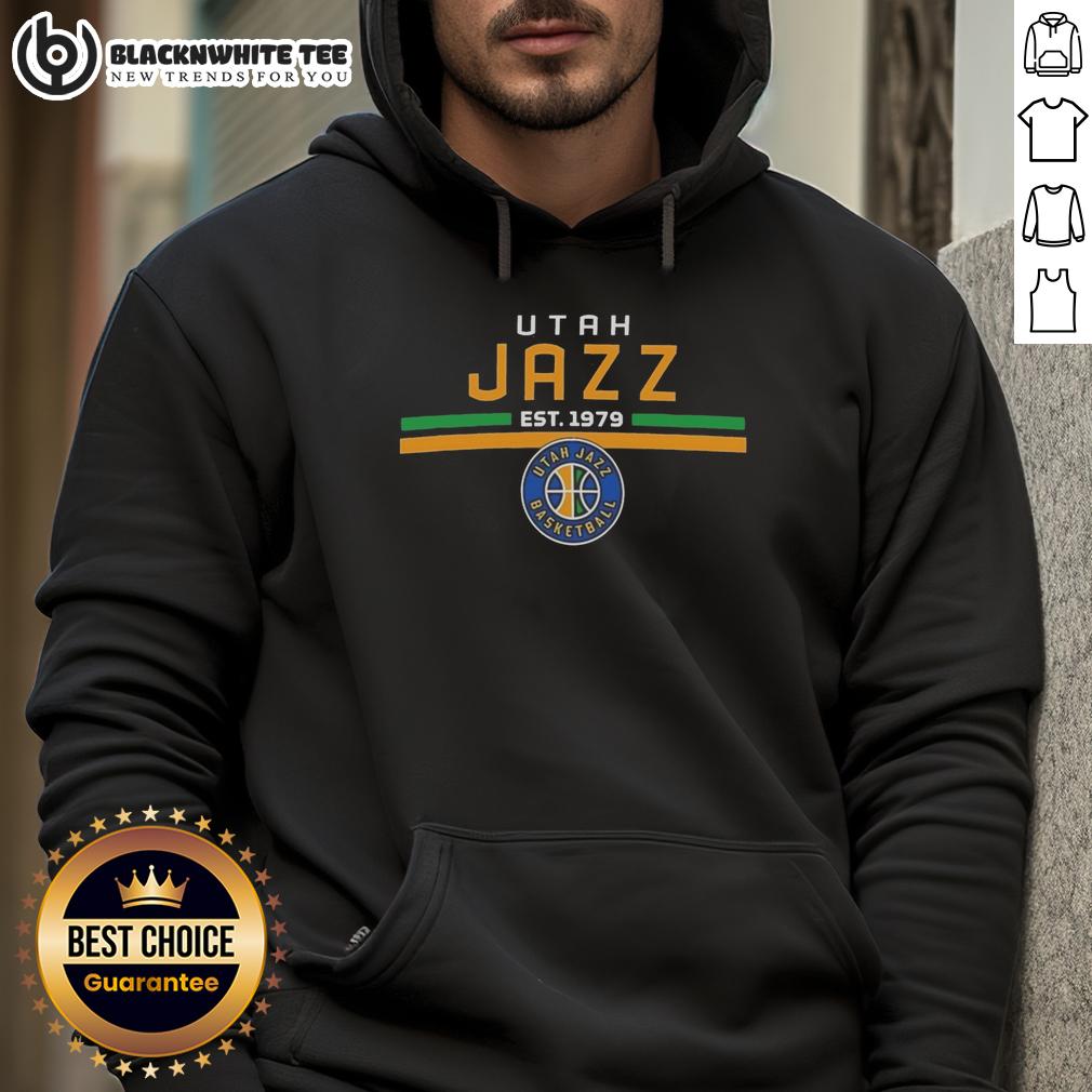 Official Utah Jazz Est 1979 Logo T-Shirt - Image 2