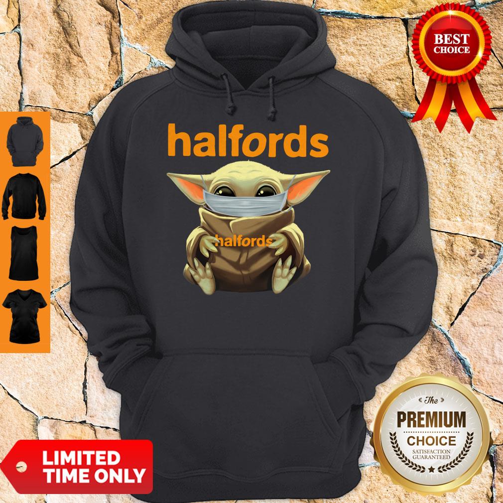 Funny Star Wars Baby Yoda Face Mask Hug Halfords Shirt - Image 3