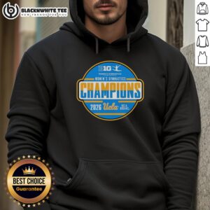 Alternative view of Top UCLA Bruins Big Ten Women's Gymnastics Tournament Champions T-Shirt