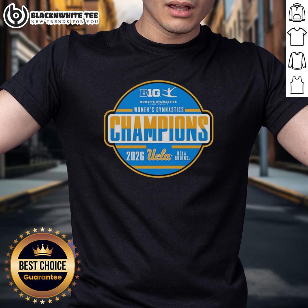 Top UCLA Bruins Big Ten Women's Gymnastics Tournament Champions T-Shirt